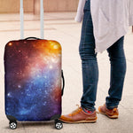 Fiery Universe Nebula Galaxy Space Print Luggage Cover GearFrost