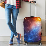 Fiery Universe Nebula Galaxy Space Print Luggage Cover GearFrost