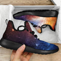 Fiery Universe Nebula Galaxy Space Print Mesh Knit Shoes