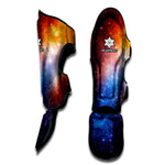 Fiery Universe Nebula Galaxy Space Print Muay Thai Shin Guard