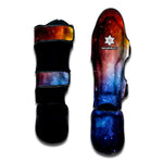 Fiery Universe Nebula Galaxy Space Print Muay Thai Shin Guard