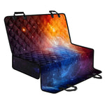 Fiery Universe Nebula Galaxy Space Print Pet Car Back Seat Cover