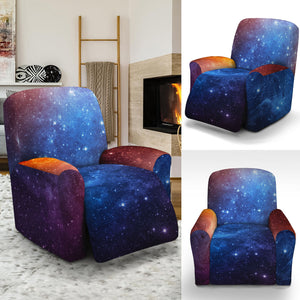 Fiery Universe Nebula Galaxy Space Print Recliner Slipcover