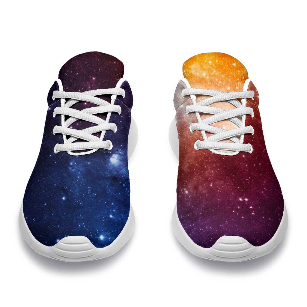 Fiery Universe Nebula Galaxy Space Print Sport Shoes GearFrost