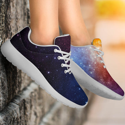 Fiery Universe Nebula Galaxy Space Print Sport Shoes GearFrost