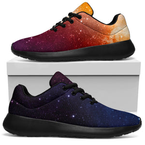 Fiery Universe Nebula Galaxy Space Print Sport Shoes GearFrost