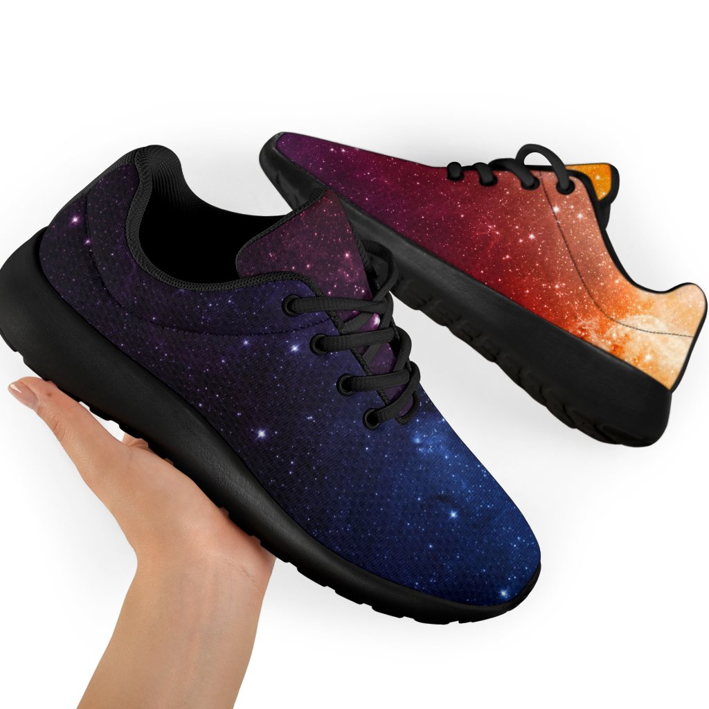 Fiery Universe Nebula Galaxy Space Print Sport Shoes GearFrost