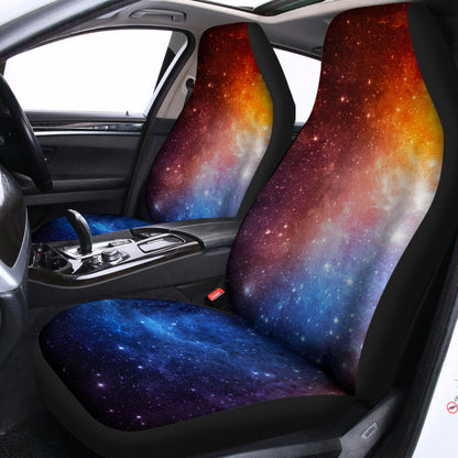 Fiery Universe Nebula Galaxy Space Print Universal Fit Car Seat Covers