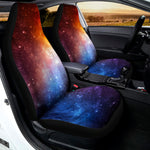 Fiery Universe Nebula Galaxy Space Print Universal Fit Car Seat Covers