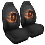 Fire Ace Card Print Universal Fit Car Seat Covers