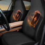 Fire Ace Card Print Universal Fit Car Seat Covers