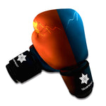 Fire And Ice Dragons Print Boxing Gloves