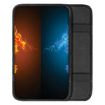 Fire And Ice Dragons Print Car Center Console Cover