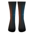 Fire And Ice Dragons Print Crew Socks