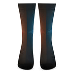 Fire And Ice Dragons Print Crew Socks