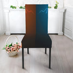 Fire And Ice Dragons Print Dining Chair Slipcover