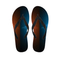 Fire And Ice Dragons Print Flip Flops