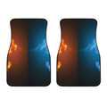 Fire And Ice Dragons Print Front Car Floor Mats