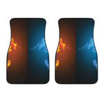 Fire And Ice Dragons Print Front Car Floor Mats
