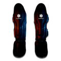Fire And Ice Dragons Print Muay Thai Shin Guards