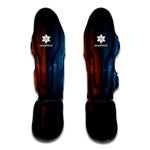 Fire And Ice Dragons Print Muay Thai Shin Guard