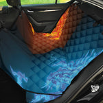 Fire And Ice Dragons Print Pet Car Back Seat Cover