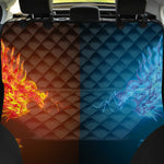 Fire And Ice Dragons Print Pet Car Back Seat Cover