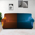 Fire And Ice Dragons Print Sofa Cover