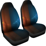 Fire And Ice Dragons Print Universal Fit Car Seat Covers