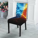 Fire And Ice Energy Print Dining Chair Slipcover