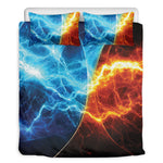 Fire And Ice Energy Print Duvet Cover Bedding Set