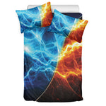 Fire And Ice Energy Print Duvet Cover Bedding Set
