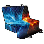 Fire And Ice Energy Print Pet Car Back Seat Cover
