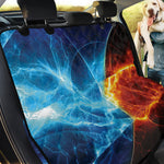 Fire And Ice Energy Print Pet Car Back Seat Cover
