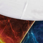 Fire And Ice Energy Print Sofa Cover