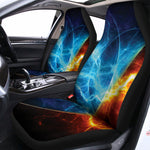 Fire And Ice Energy Print Universal Fit Car Seat Covers