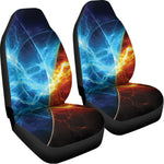 Fire And Ice Energy Print Universal Fit Car Seat Covers