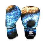 Fire And Ice Sparkle Yin Yang Print Boxing Gloves