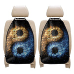 Fire And Ice Sparkle Yin Yang Print Car Seat Organizers