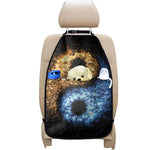 Fire And Ice Sparkle Yin Yang Print Car Seat Organizers