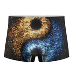 Fire And Ice Sparkle Yin Yang Print Men's Boxer Briefs