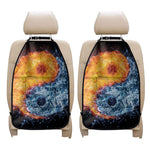 Fire And Water Yin Yang Print Car Seat Organizers