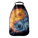 Fire And Water Yin Yang Print Car Seat Organizers