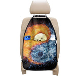 Fire And Water Yin Yang Print Car Seat Organizers