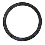 Fire And Water Yin Yang Print Car Steering Wheel Cover