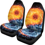 Fire And Water Yin Yang Print Universal Fit Car Seat Covers