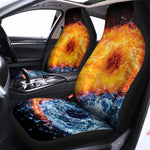 Fire And Water Yin Yang Print Universal Fit Car Seat Covers