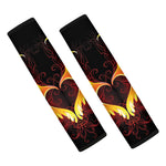 Fire Angel Wings Print Car Seat Belt Covers