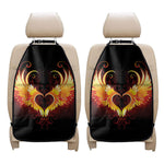Fire Angel Wings Print Car Seat Organizers