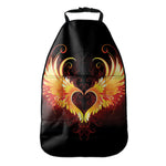 Fire Angel Wings Print Car Seat Organizers